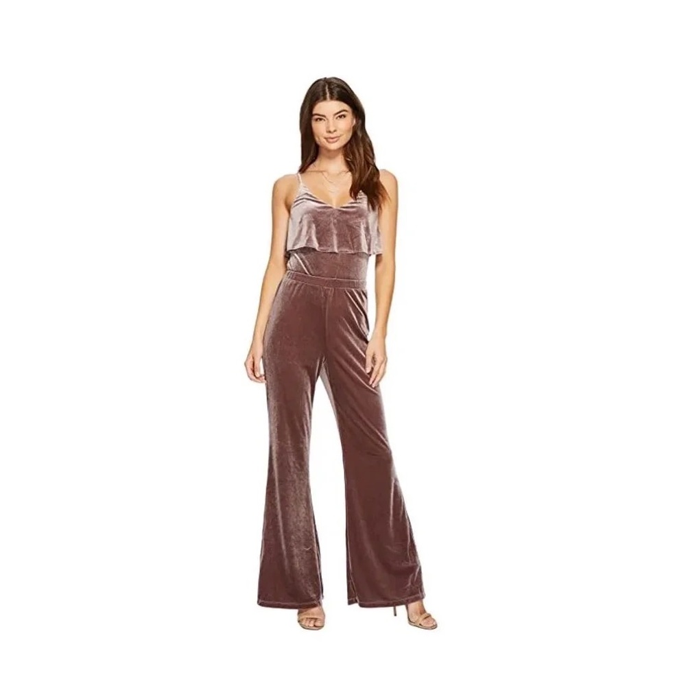 Jack by BB Dakota Mauve velvet jumpsuit!!